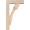 Ekena Millwork Olympic Block Smooth Bracket w/ Offset Brace, Douglas Fir, 5 1/2"W x 18"D x 30"H BKT0604X18X30OLY05SDF - alternate 3